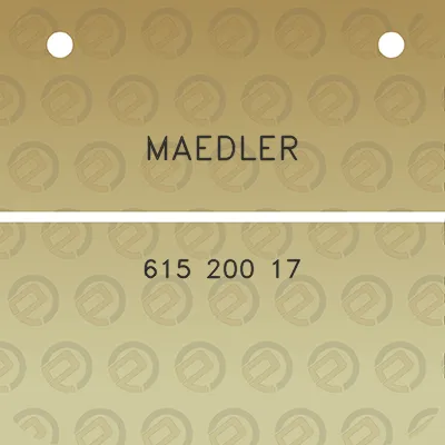 maedler-615-200-17