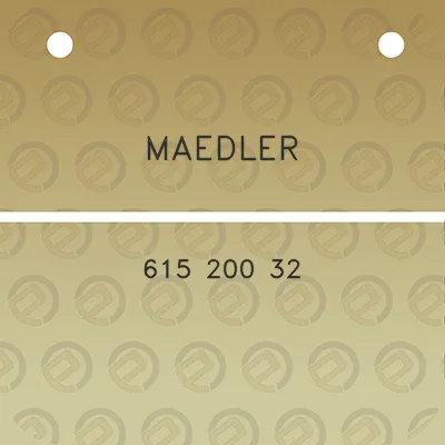 maedler-615-200-32