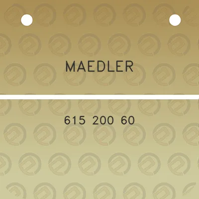 maedler-615-200-60