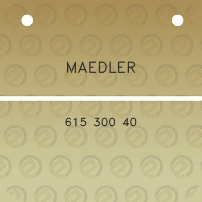 maedler-615-300-40