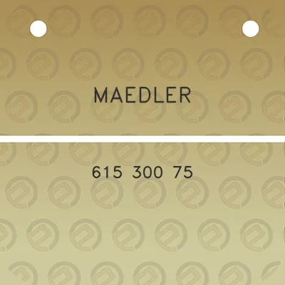 maedler-615-300-75