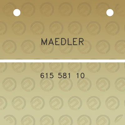 maedler-615-581-10