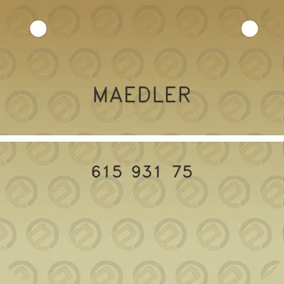 maedler-615-931-75