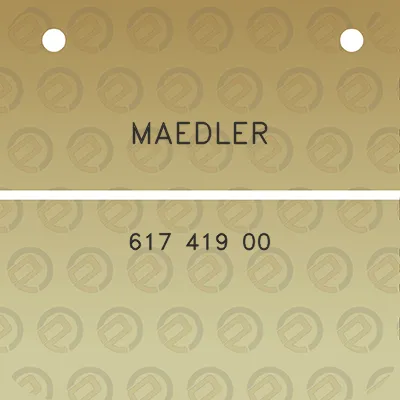 maedler-617-419-00