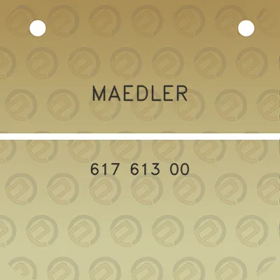 maedler-617-613-00