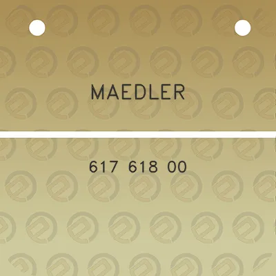 maedler-617-618-00