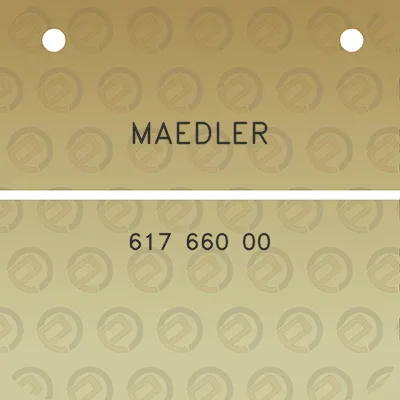 maedler-617-660-00