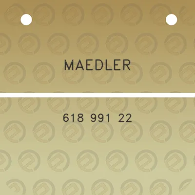 maedler-618-991-22