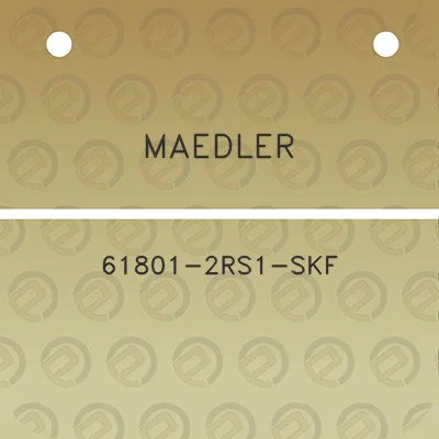 maedler-61801-2rs1-skf