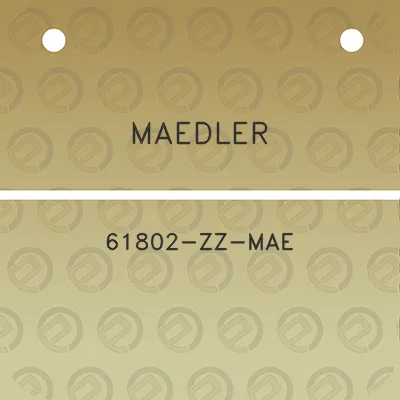 maedler-61802-zz-mae