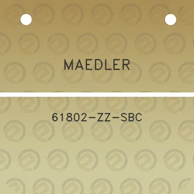 maedler-61802-zz-sbc