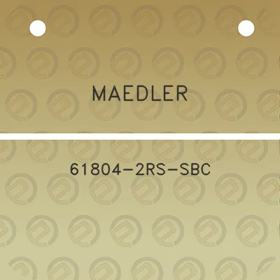 maedler-61804-2rs-sbc