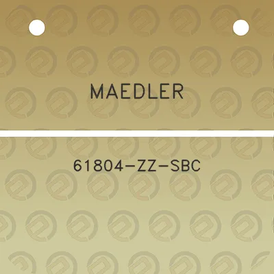 maedler-61804-zz-sbc