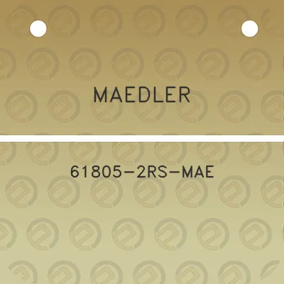 maedler-61805-2rs-mae