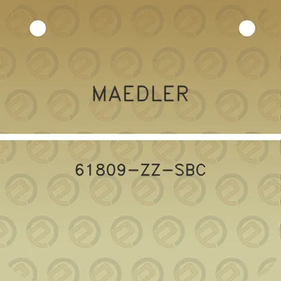 maedler-61809-zz-sbc