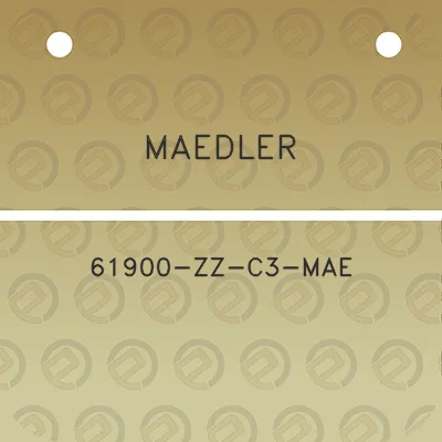 maedler-61900-zz-c3-mae