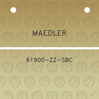 maedler-61900-zz-sbc