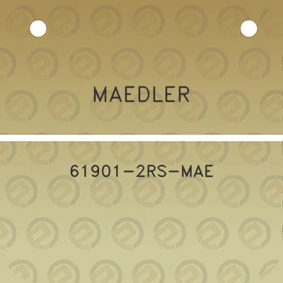 maedler-61901-2rs-mae