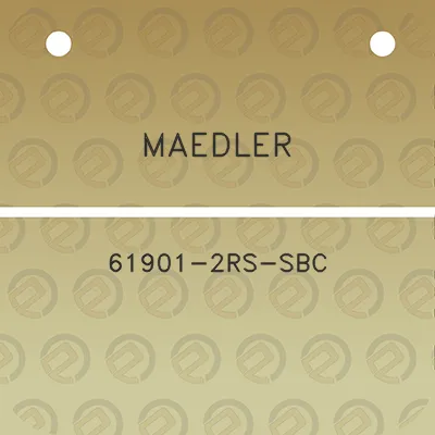 maedler-61901-2rs-sbc