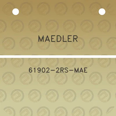 maedler-61902-2rs-mae