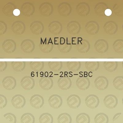 maedler-61902-2rs-sbc