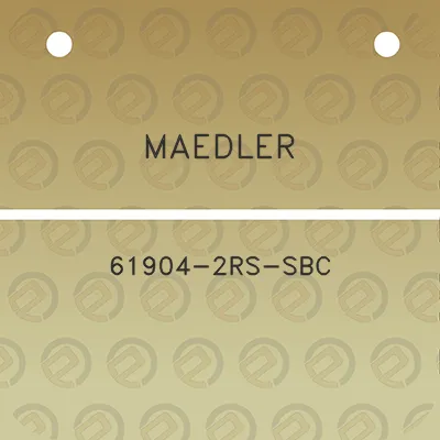 maedler-61904-2rs-sbc