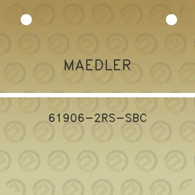 maedler-61906-2rs-sbc