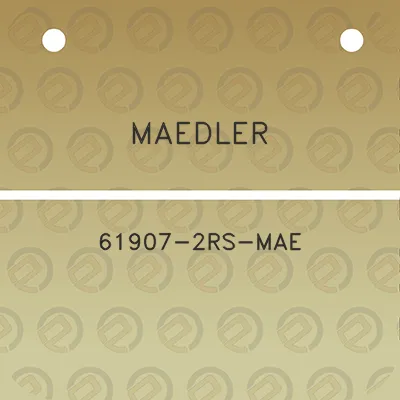 maedler-61907-2rs-mae