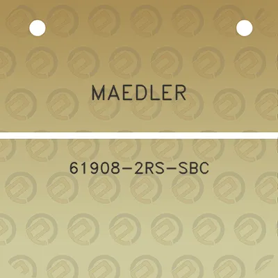 maedler-61908-2rs-sbc