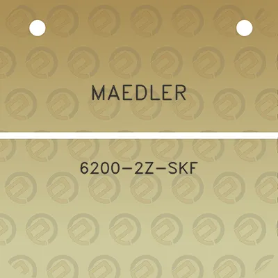 maedler-6200-2z-skf