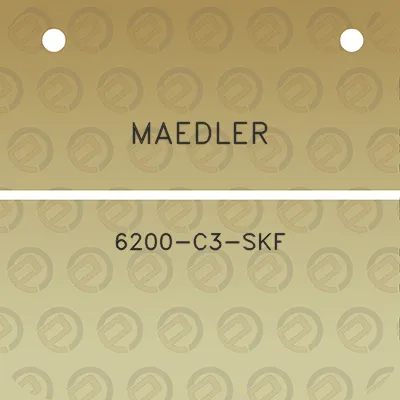 maedler-6200-c3-skf