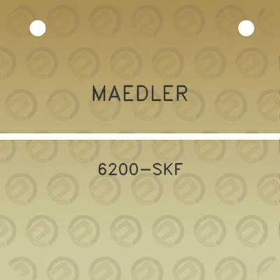 maedler-6200-skf