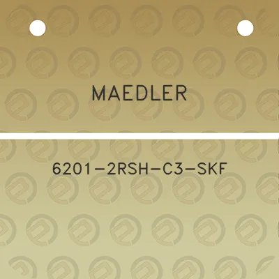 maedler-6201-2rsh-c3-skf