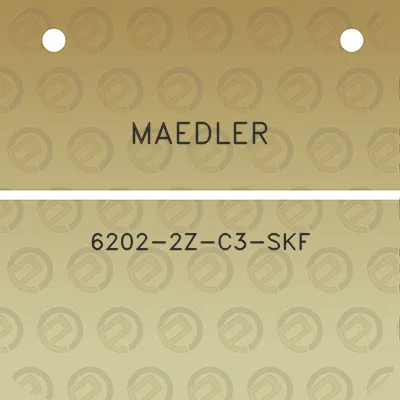 maedler-6202-2z-c3-skf