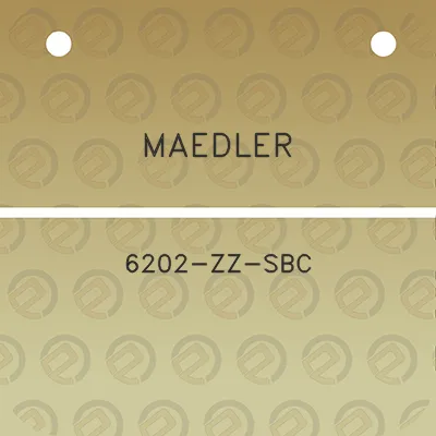 maedler-6202-zz-sbc