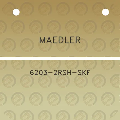 maedler-6203-2rsh-skf