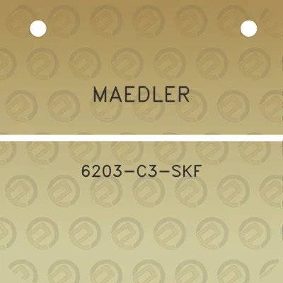 maedler-6203-c3-skf