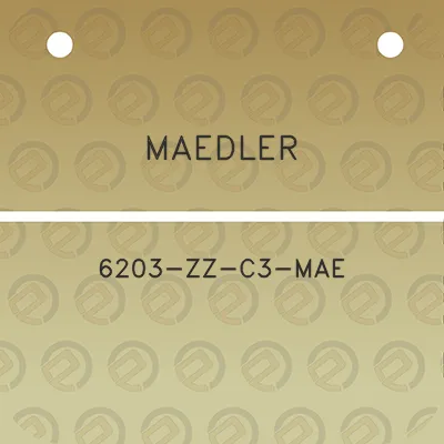 maedler-6203-zz-c3-mae