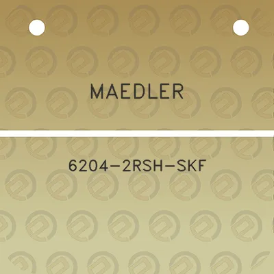 maedler-6204-2rsh-skf