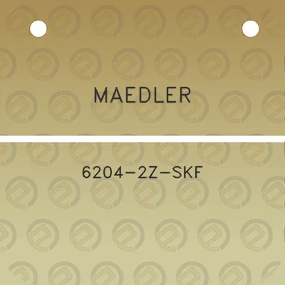 maedler-6204-2z-skf