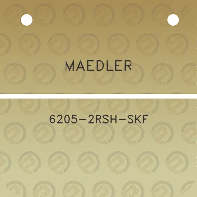 maedler-6205-2rsh-skf