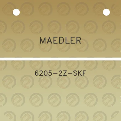 maedler-6205-2z-skf