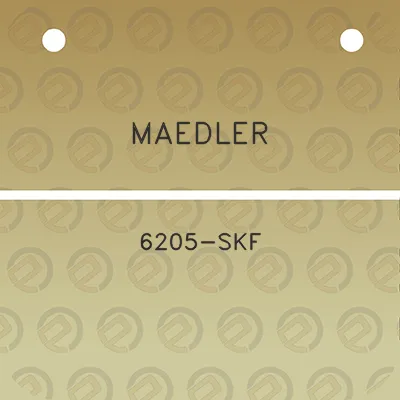 maedler-6205-skf