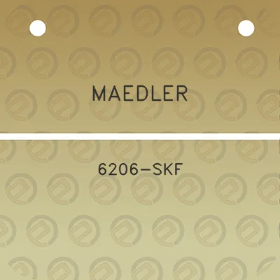 maedler-6206-skf