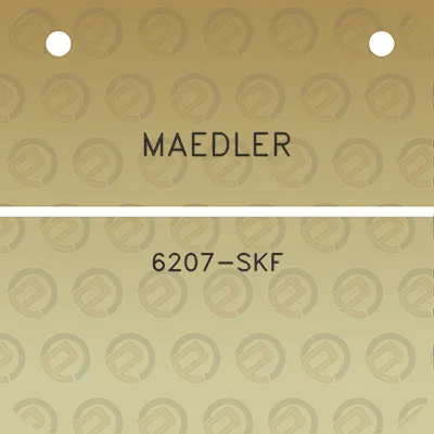 maedler-6207-skf