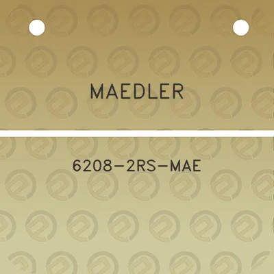 maedler-6208-2rs-mae