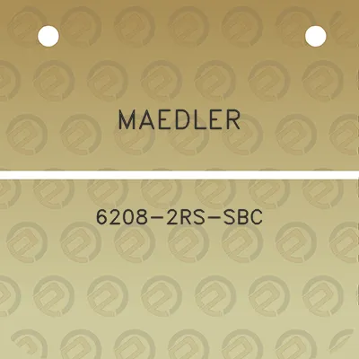 maedler-6208-2rs-sbc