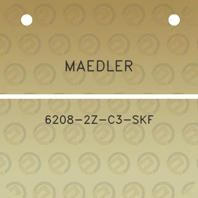 maedler-6208-2z-c3-skf