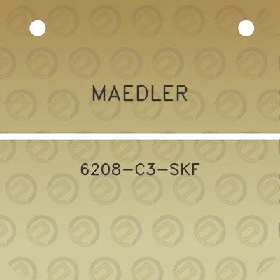 maedler-6208-c3-skf