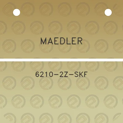 maedler-6210-2z-skf